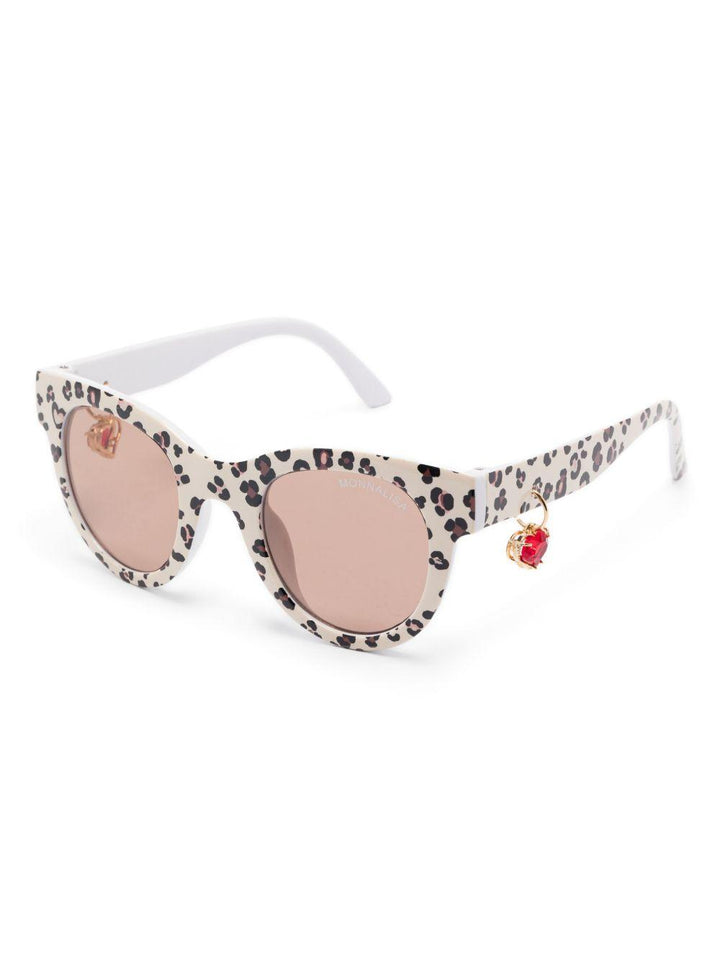 Occhiali beige chiaro per bambina