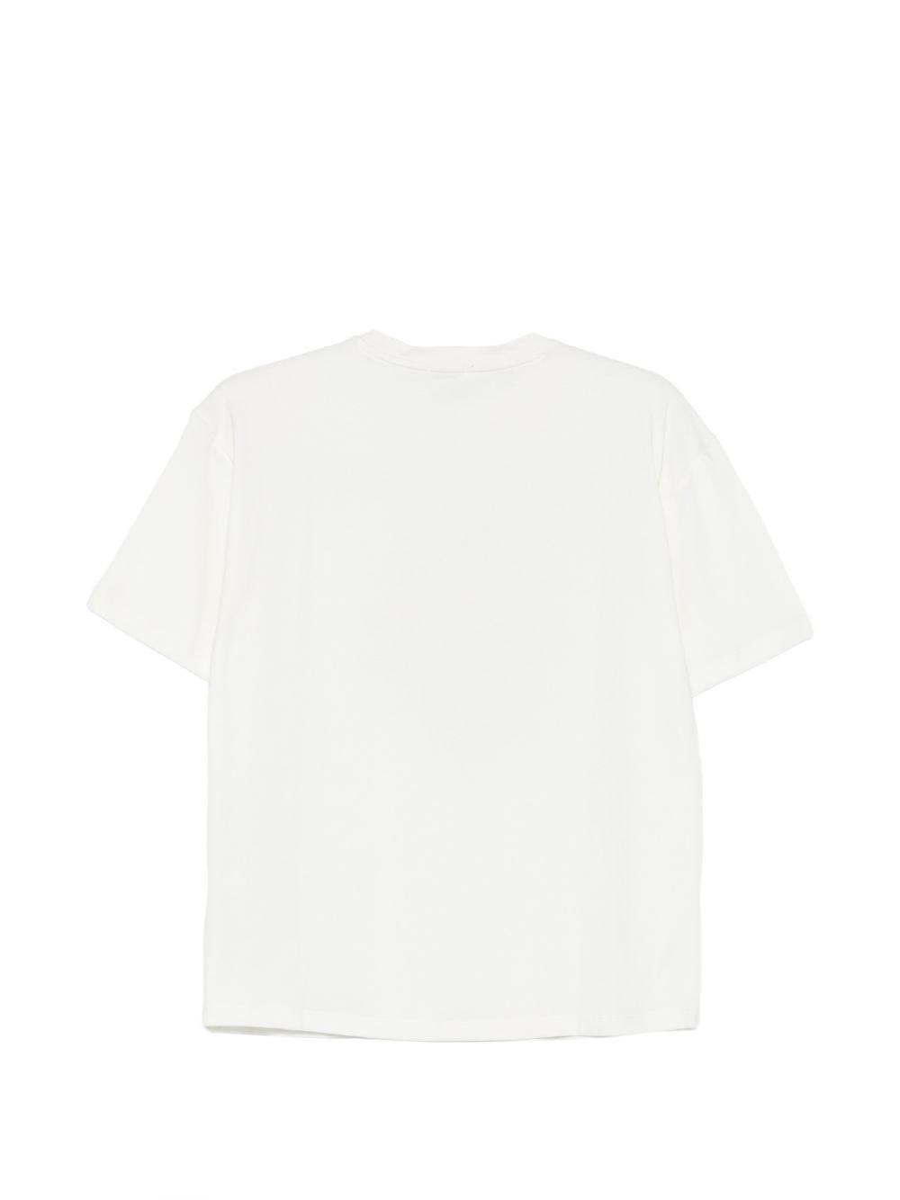T-shirt bianco per bambina KFTS046CJE017 0972 Pinko Kids 