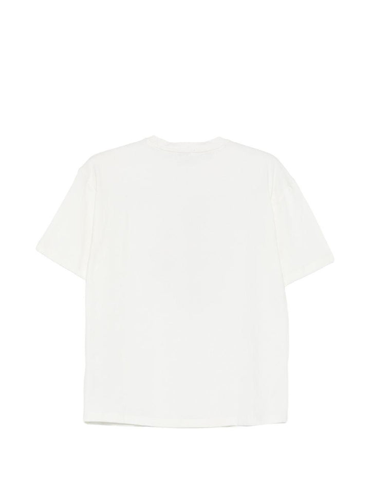 T-shirt bianco per bambina KFTS046CJE017 0972 Pinko Kids 