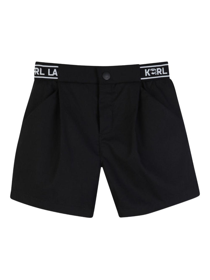 Completo bianco/nero per neonato Z31077 10P Karl Lagerfeld Kids 