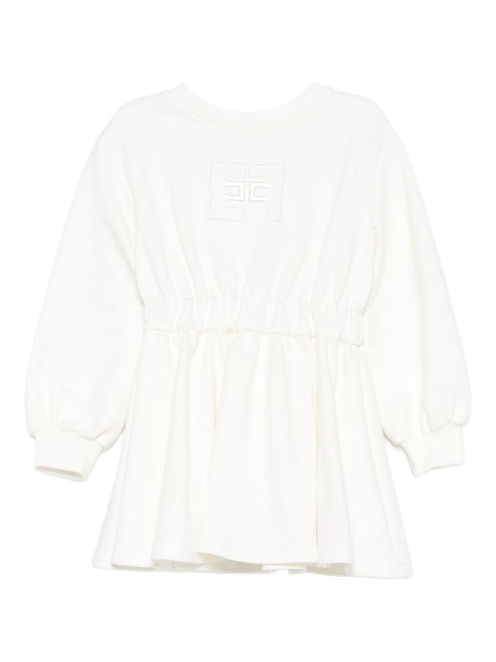 Abito avorio per neonata EGAB2210FF002 0004 Elisabetta Franchi Kids 