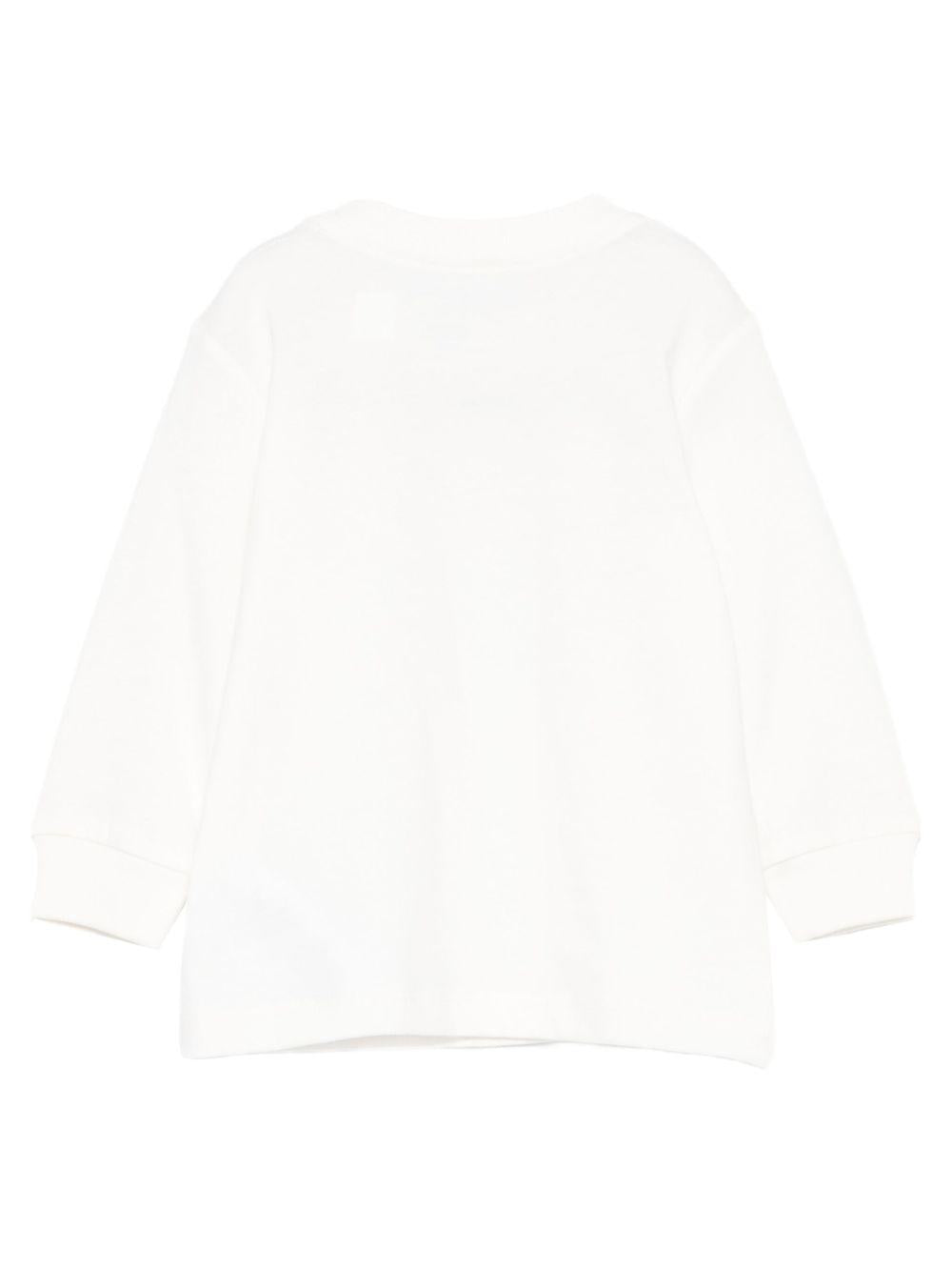 T-shirt bianco per neonato 320P00513 001 Ralph Lauren Kids 
