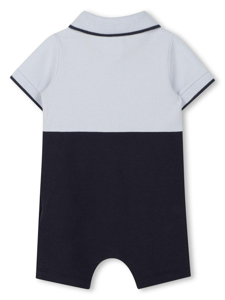 Tutina blu navy/azzurro per neonato