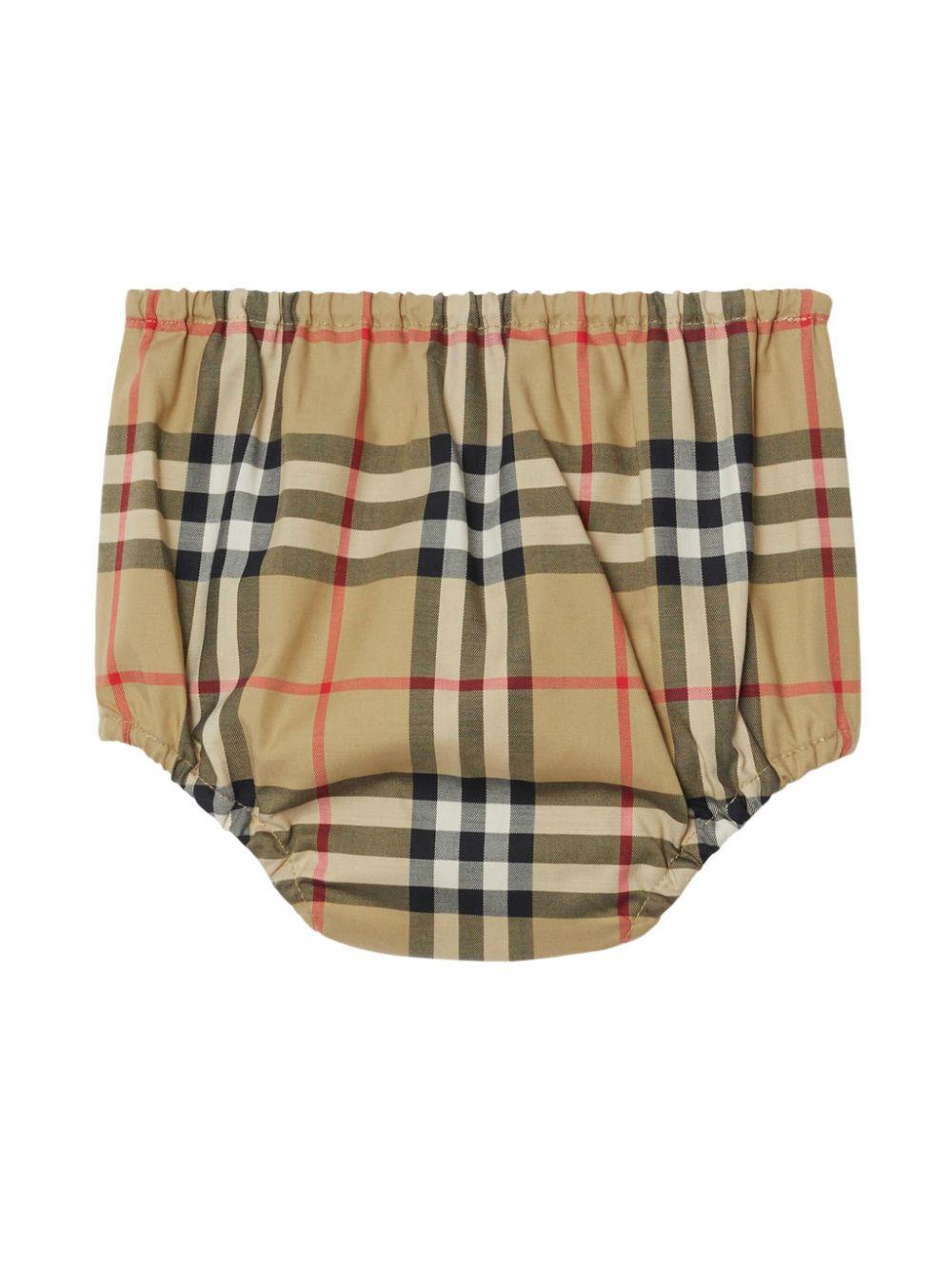 Abito beige per neonata 8078135 A7028 Burberry Kids 