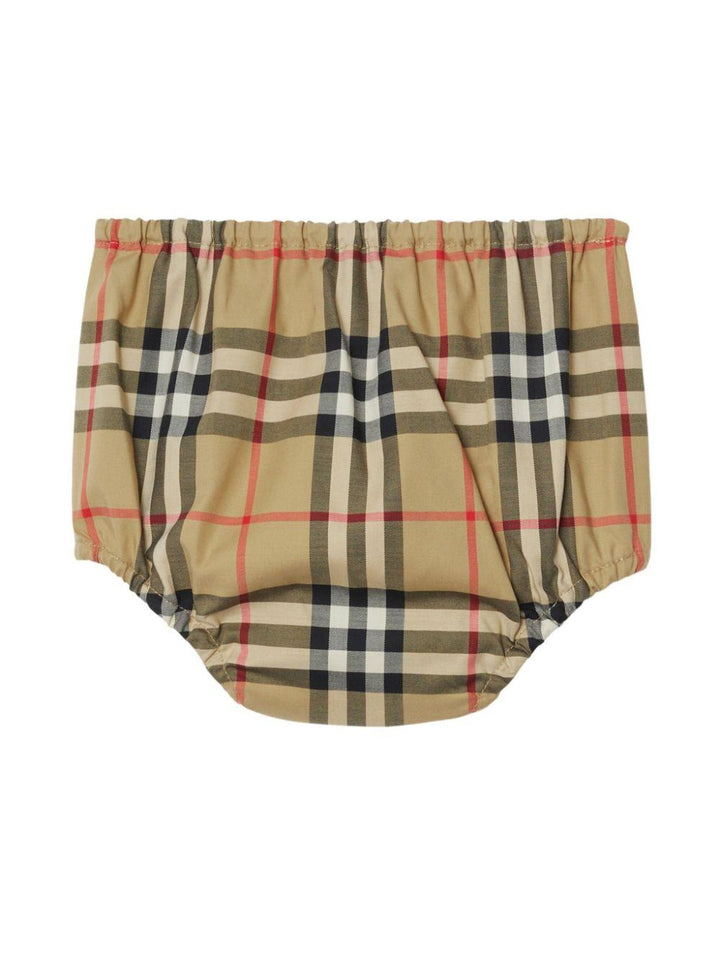 Abito beige per neonata 8078135 A7028 Burberry Kids 