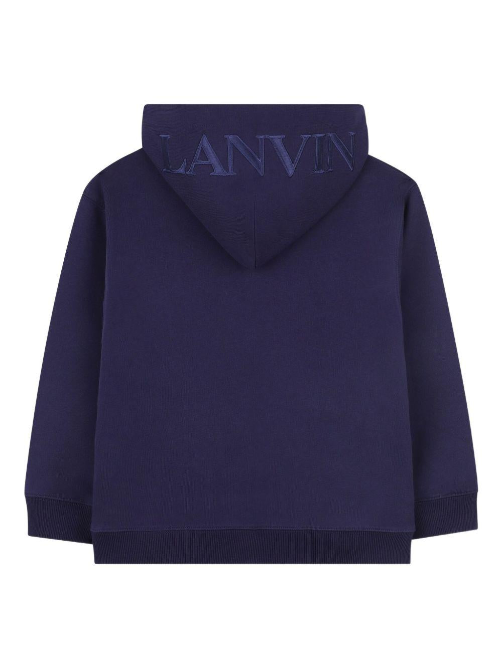 Felpa blu per bambino N30317 868 Lanvin Enfant 