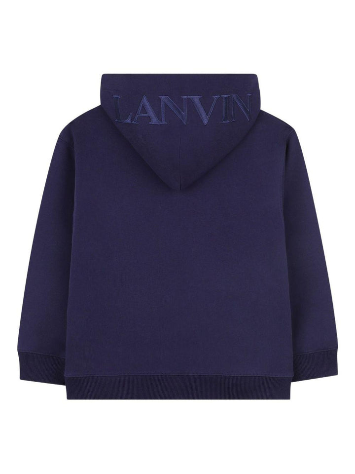 Felpa blu per bambino N30317 868 Lanvin Enfant 