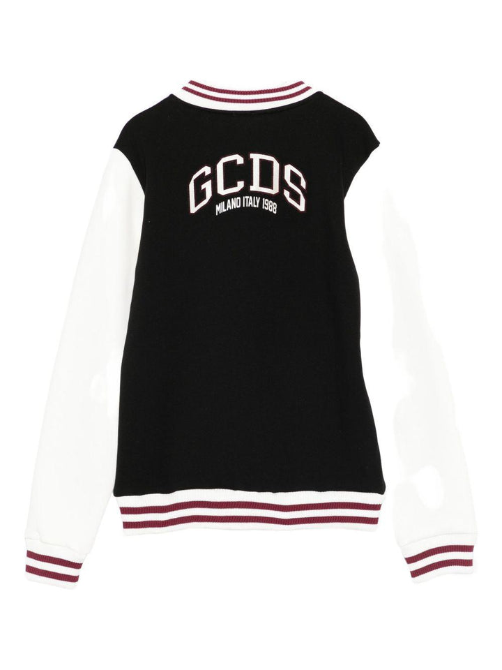 Giacca nera/bianca per bambino B2JM0911BA4 99 Gcds Kids 