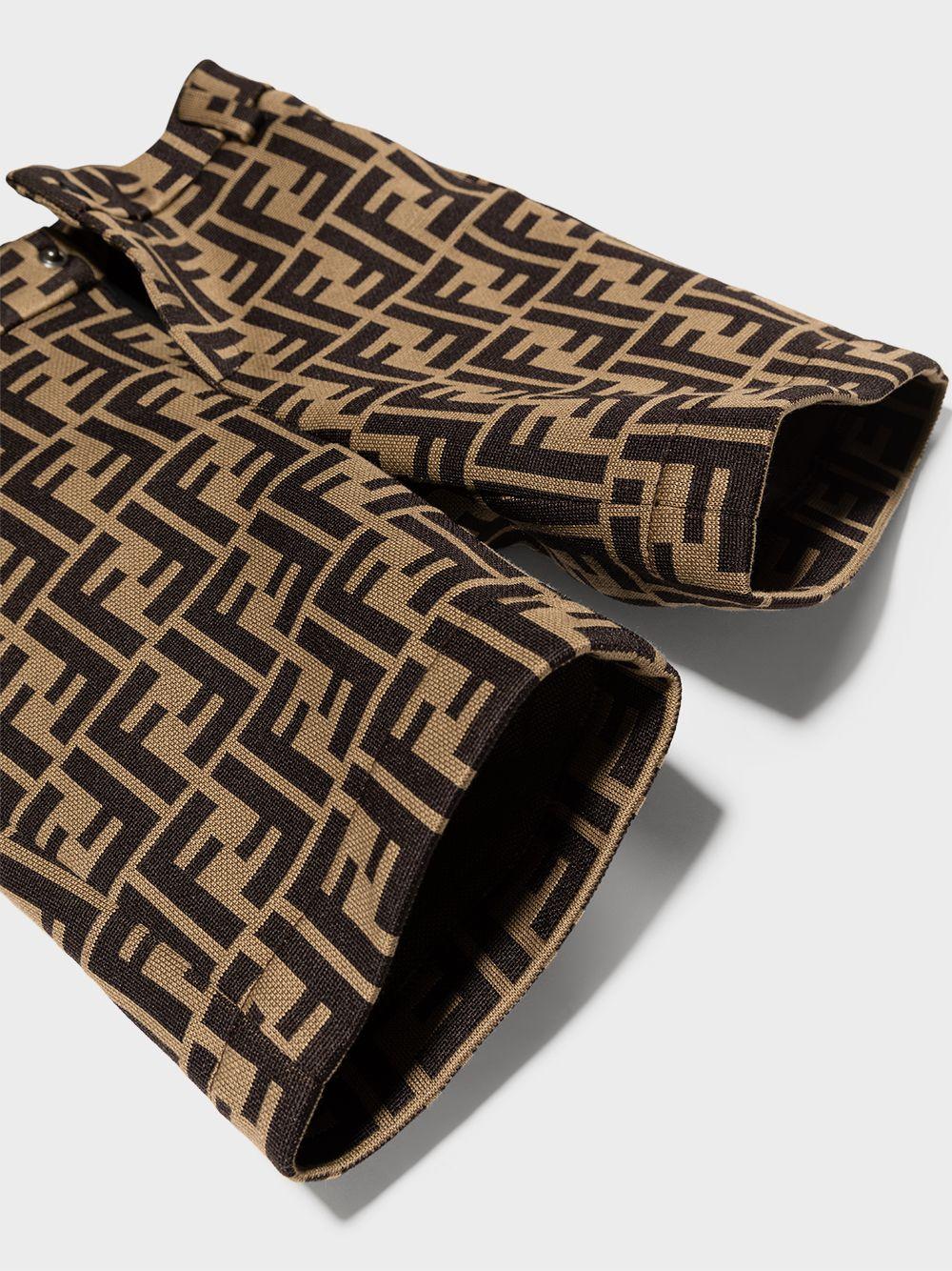 Bermuda marrone per neonato BMF176A6A6 F0E0X Fendi Kids 