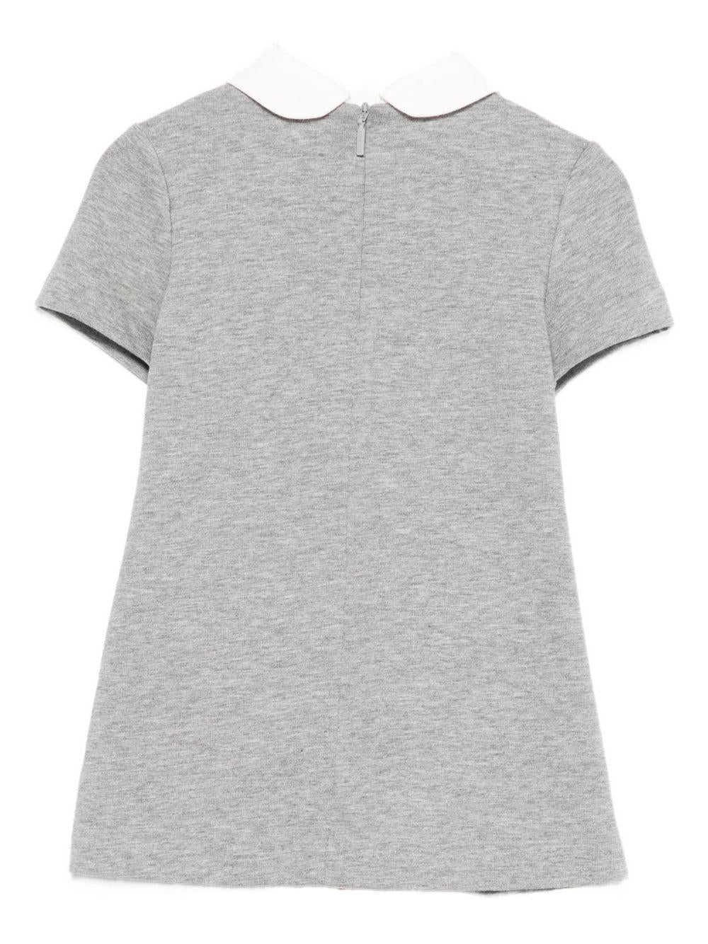 Abito grigio chiaro per neonata 828786XJHDW 1183 Gucci Kids 