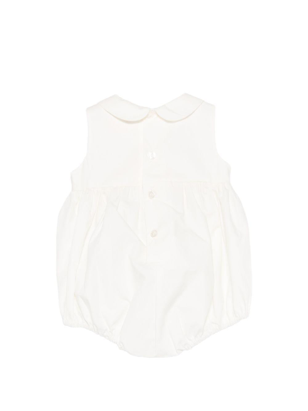 Tutina bianca per neonata ENPG0540CA235 0285 Elisabetta Franchi Kids 