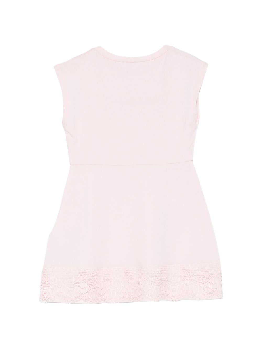 Abito rosa chiaro per bambina KA6014JS003 X0672 Liu Jo 