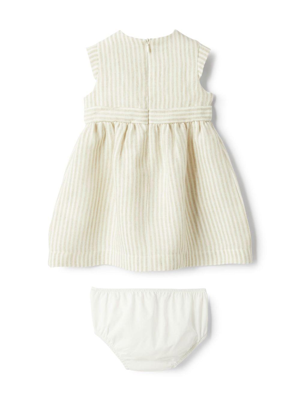 Abito beige chiaro per neonata