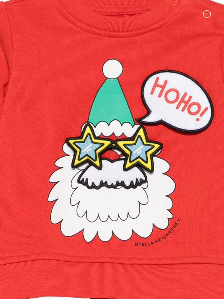 Felpa rossa per bambino TX4620Z3059 421 Stella McCartney Kids 