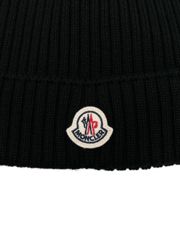 Cappello nero per bambino 9543B00006M1131 999 Moncler Kids 