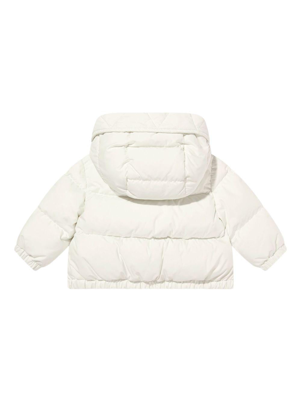 Giubbotto bianco per neonata 9511A00031597YW 034 Moncler Kids 
