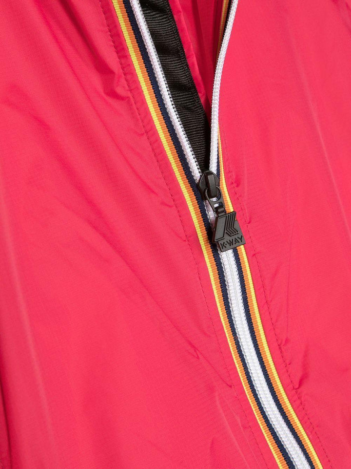 Giubbotto rosso per bambino con logo
