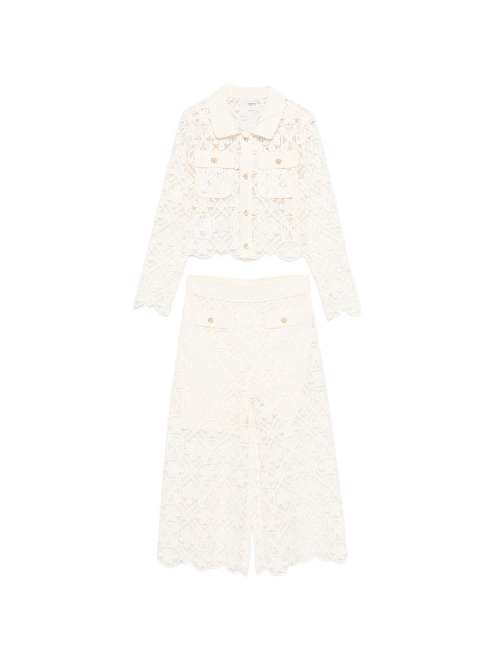 Completo bianco per bambina 5288 004 Abel & Lula 