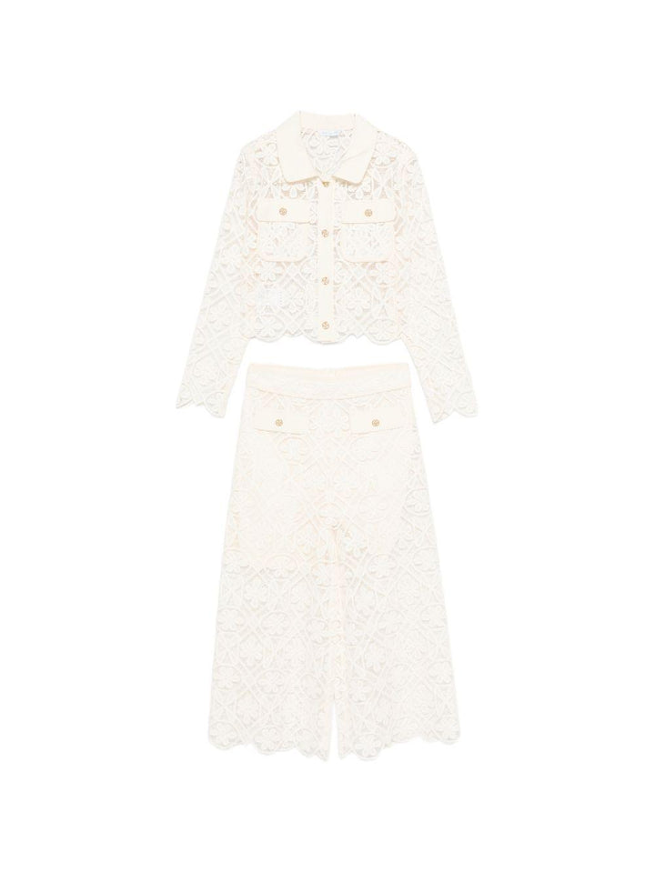 Completo bianco per bambina 5288 004 Abel & Lula 