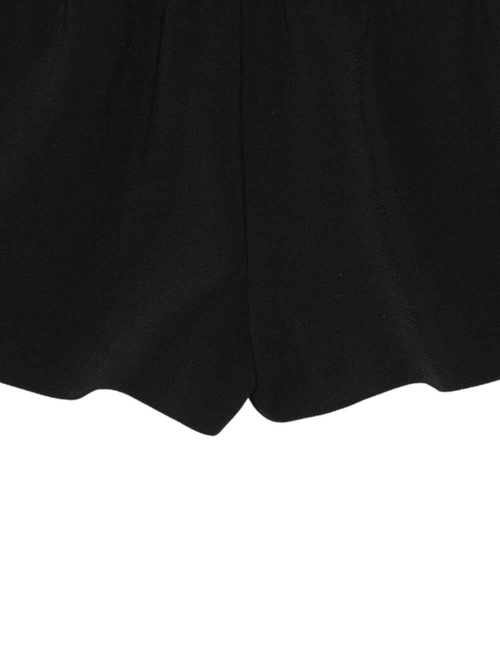 Bermuda nera per neonata EGBE0250GA085 N000 Elisabetta Franchi Kids 