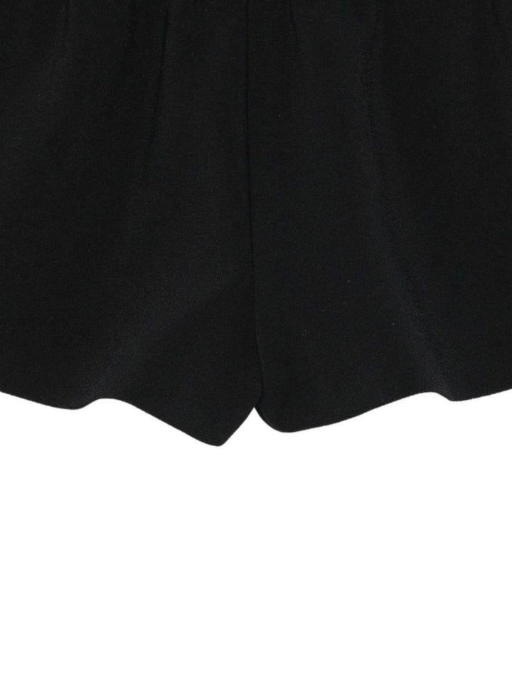 Bermuda nera per neonata EGBE0250GA085 N000 Elisabetta Franchi Kids 