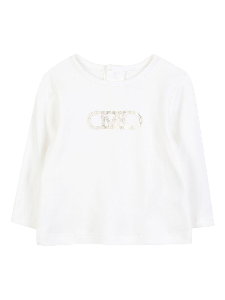 Completo beige/bianco per neonata R30502 23B Michael Kors Kids 