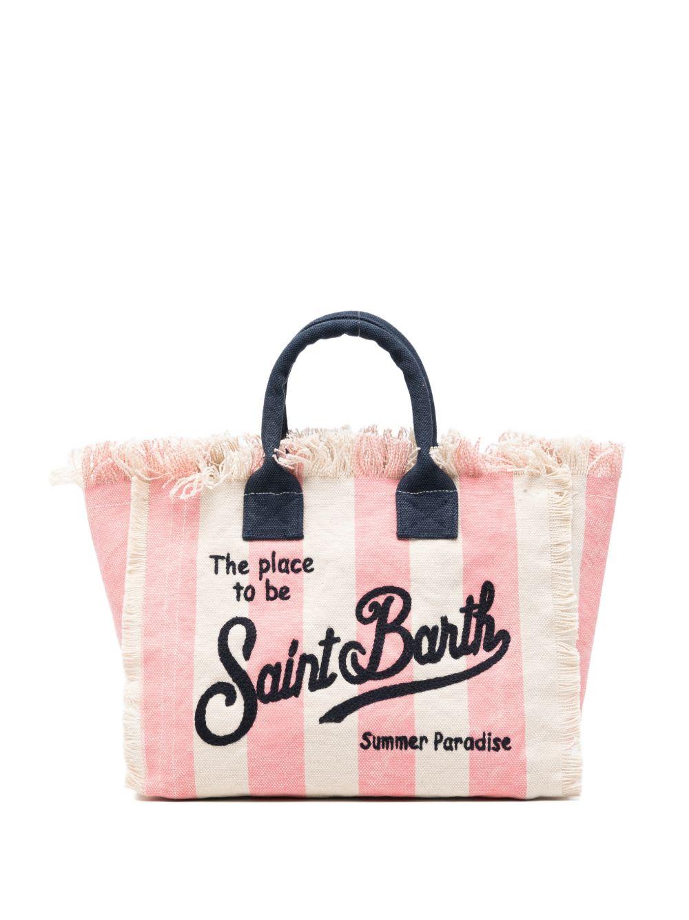 Borsa rosa/beige per bambina COL0001 02626L MC2 Saint Barth Kids 