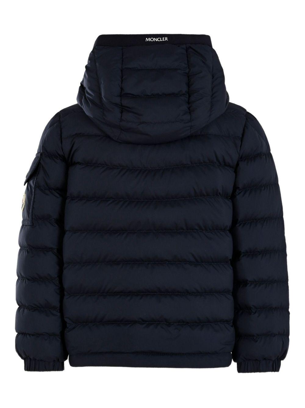 Giubbotto blu per bambino 9541A00001597X2 77G Moncler Kids 