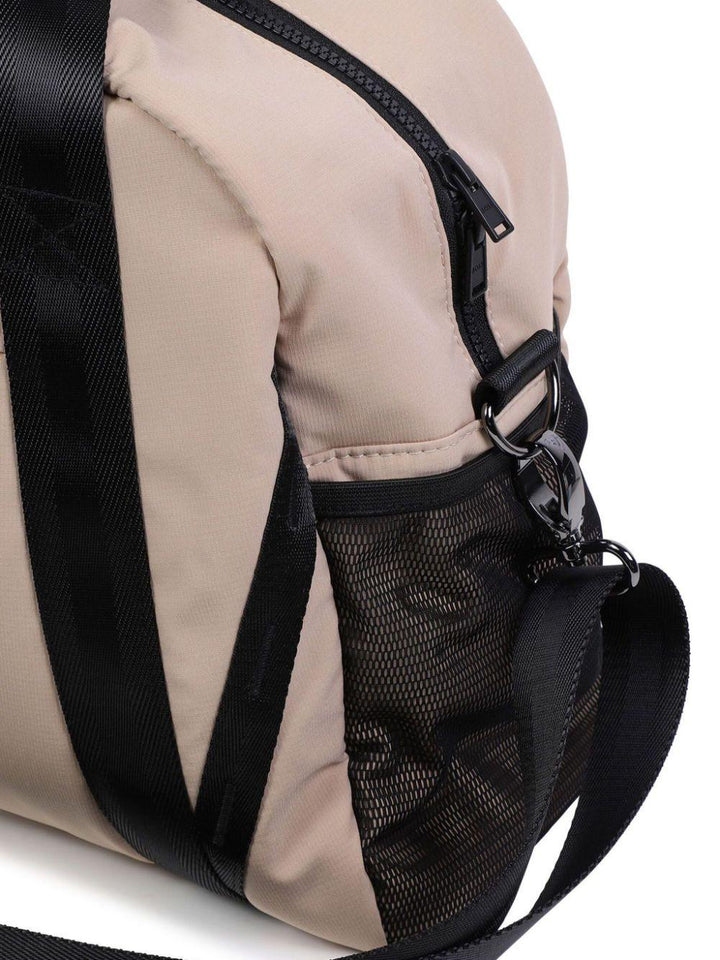 Borsa mamma beige con logo