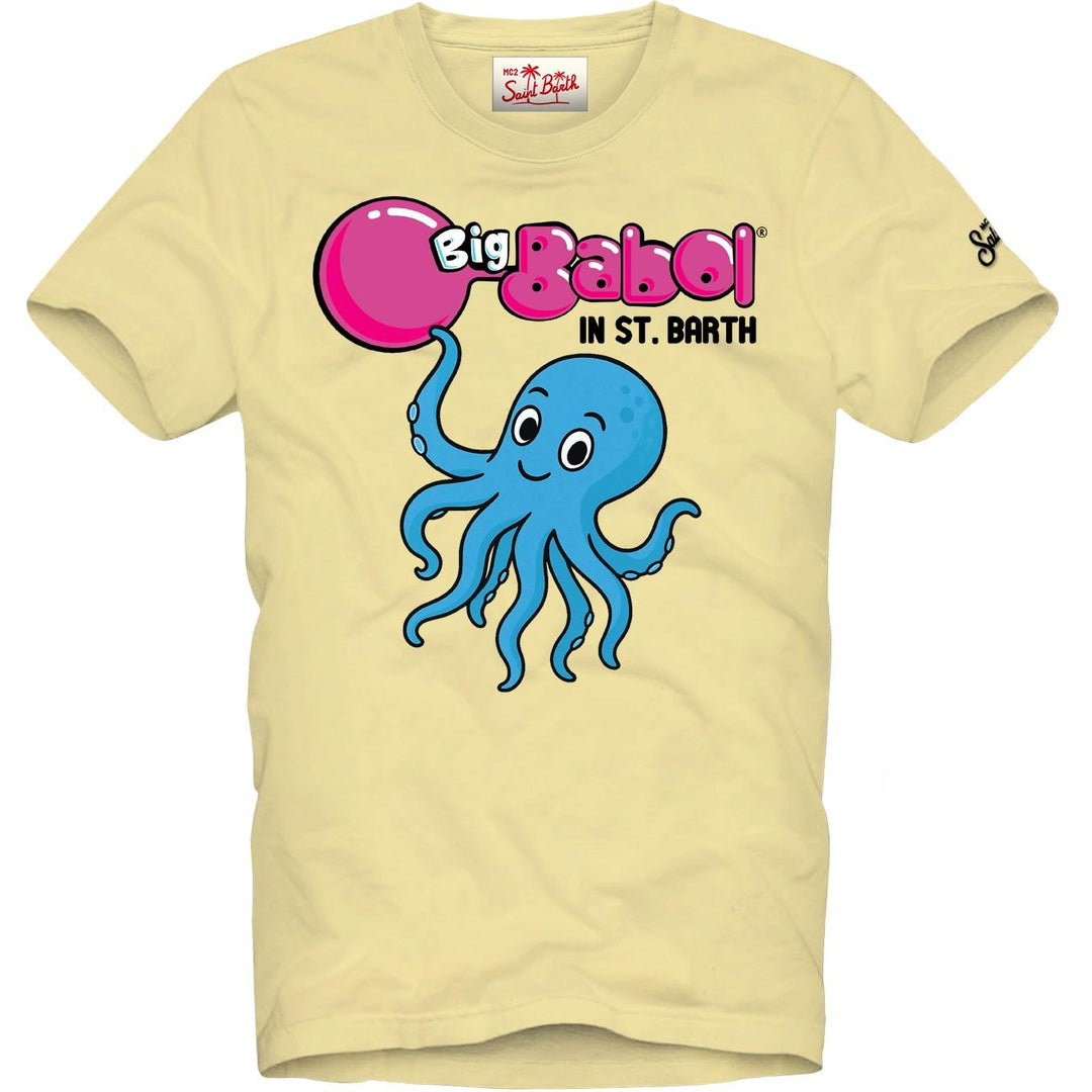 T-shirt gialla per bambino DNV0001 02207L MC2 Saint Barth Kids 