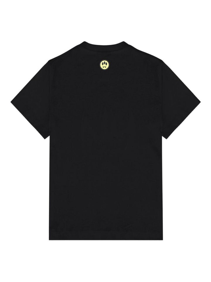 T-shirt nero per bambino F5BKJUTH244 110 Barrow Kids 