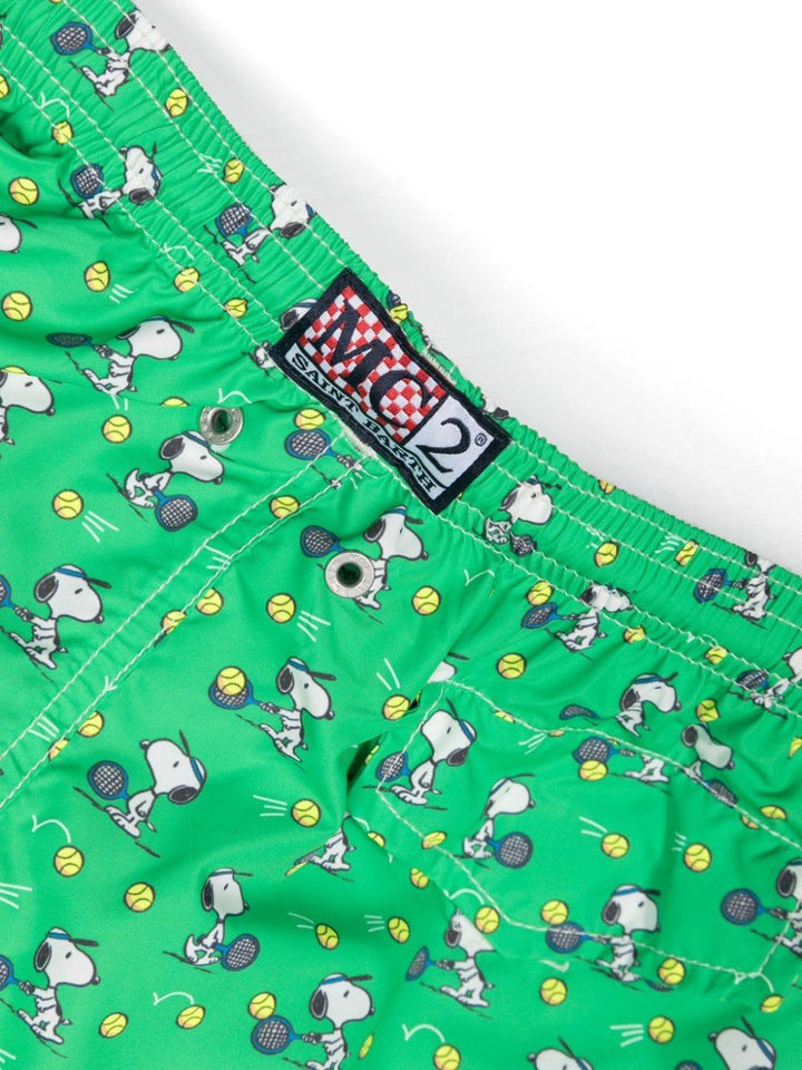 Bright green costume for children