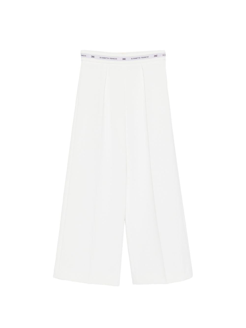 Pantalone bianco per bambina EFPA3140GA022 0195 Elisabetta Franchi Kids 