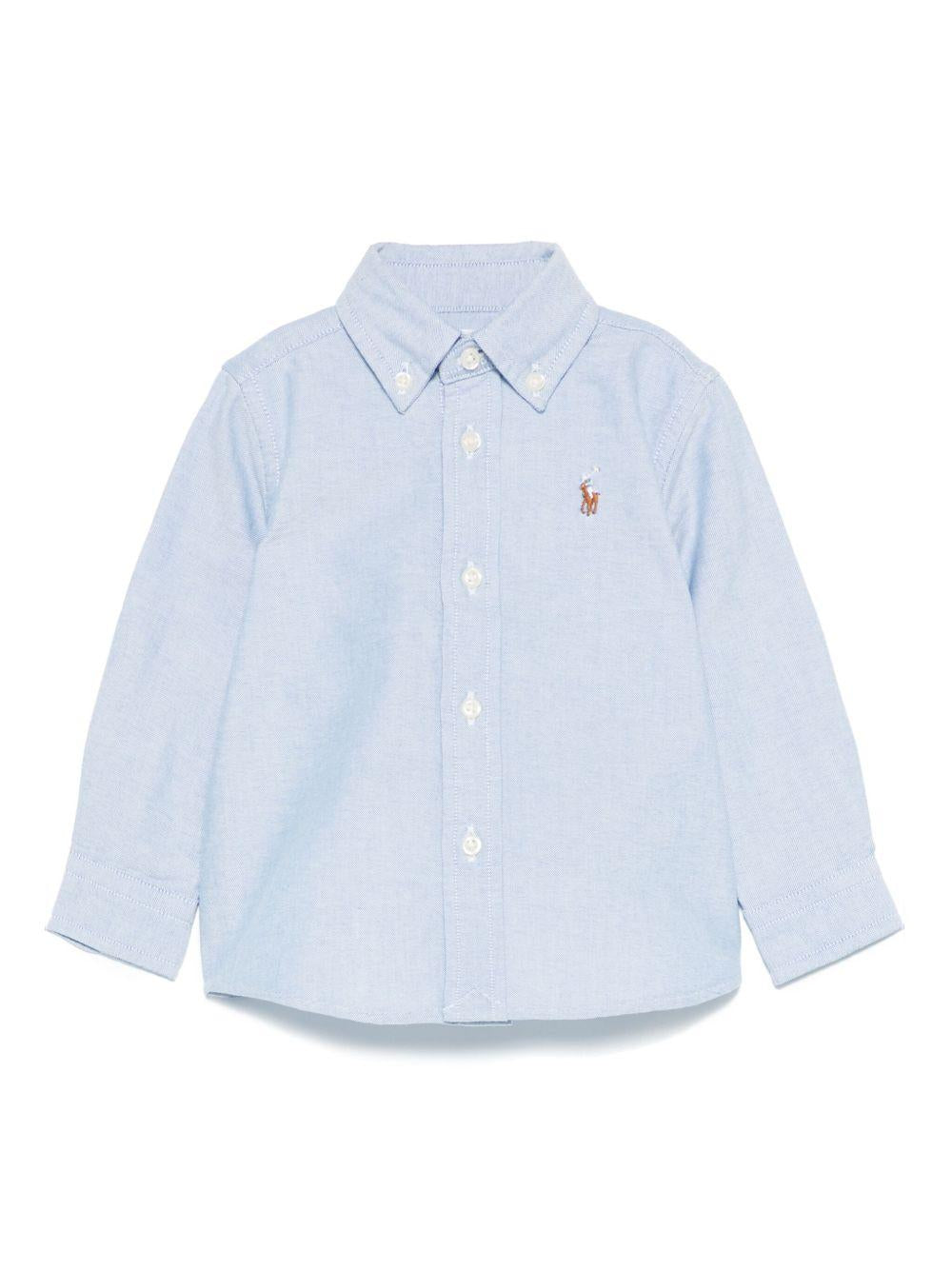 Camicia azzurra per neonato 320677133 002 Ralph Lauren Kids 