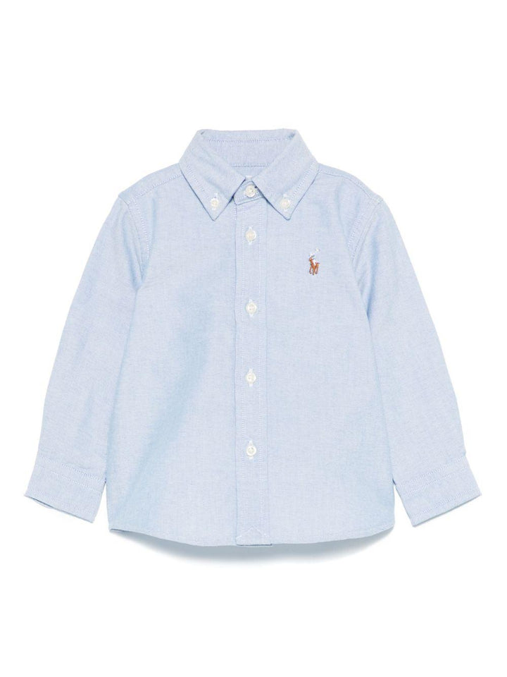 Camicia azzurra per neonato 320677133 002 Ralph Lauren Kids 