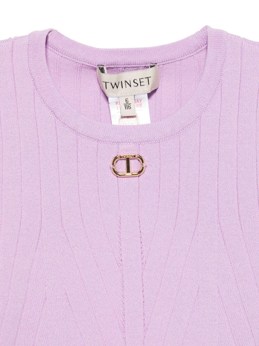 Maglione viola per bambina