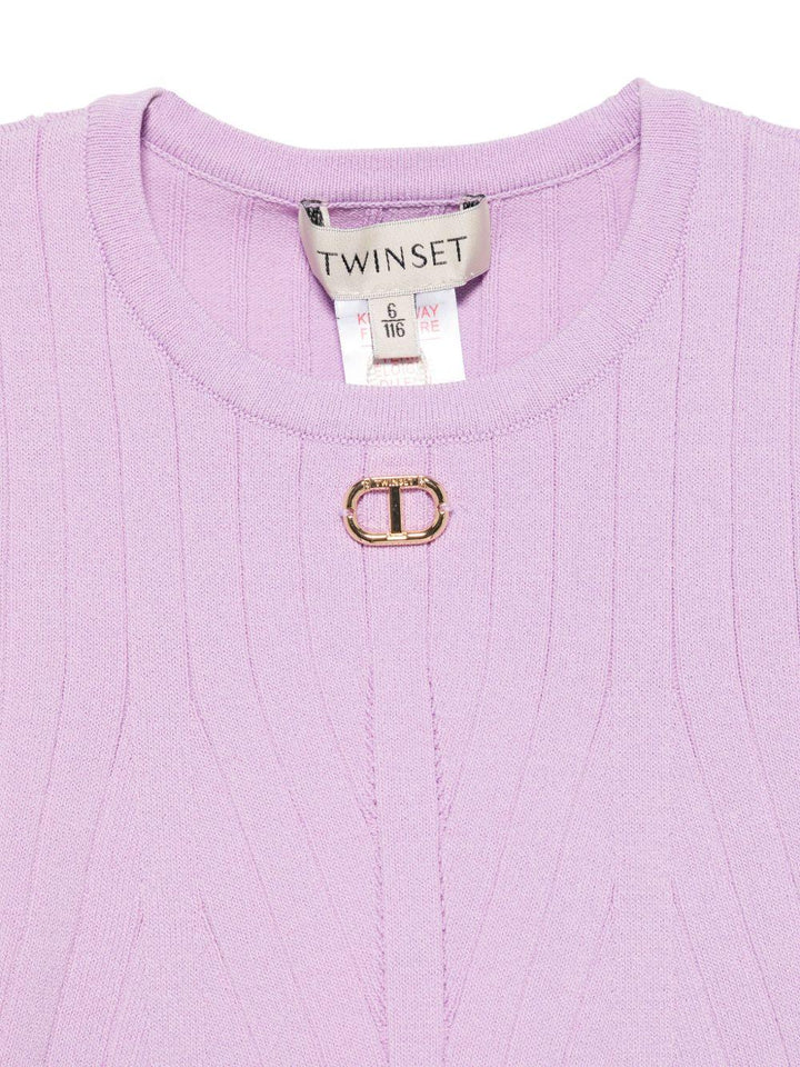 Maglione viola per bambina