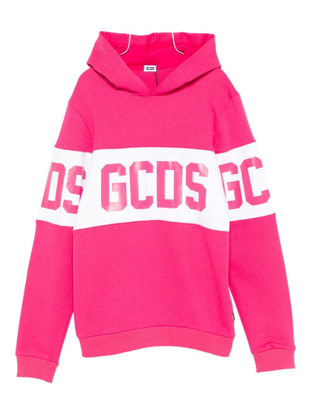 Felpa rosa fucsia per bambina B2JU1926BA2 59 Gcds Kids 
