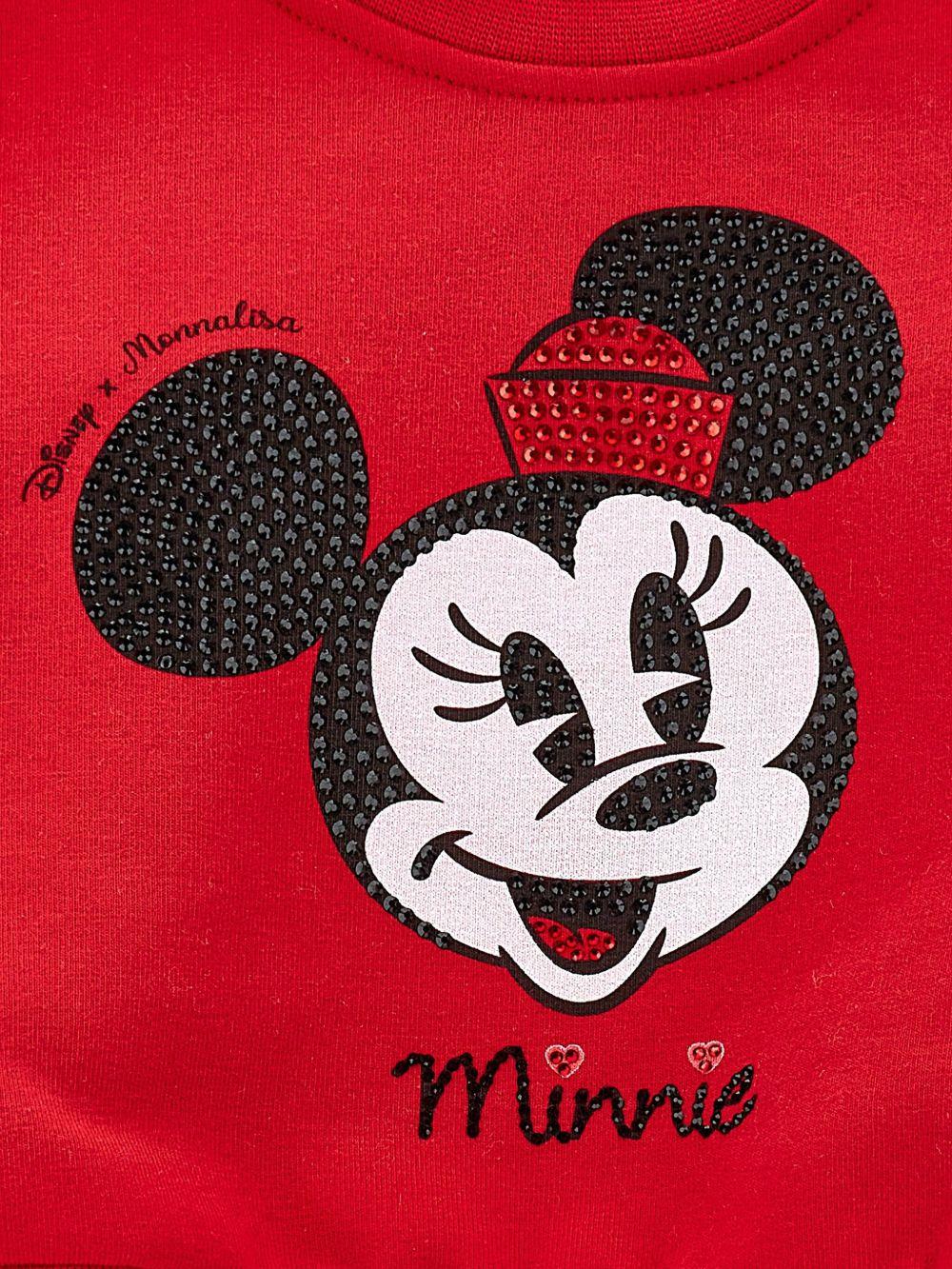 Felpa rossa per neonata 39F6206004 0043 Monnalisa Kids 