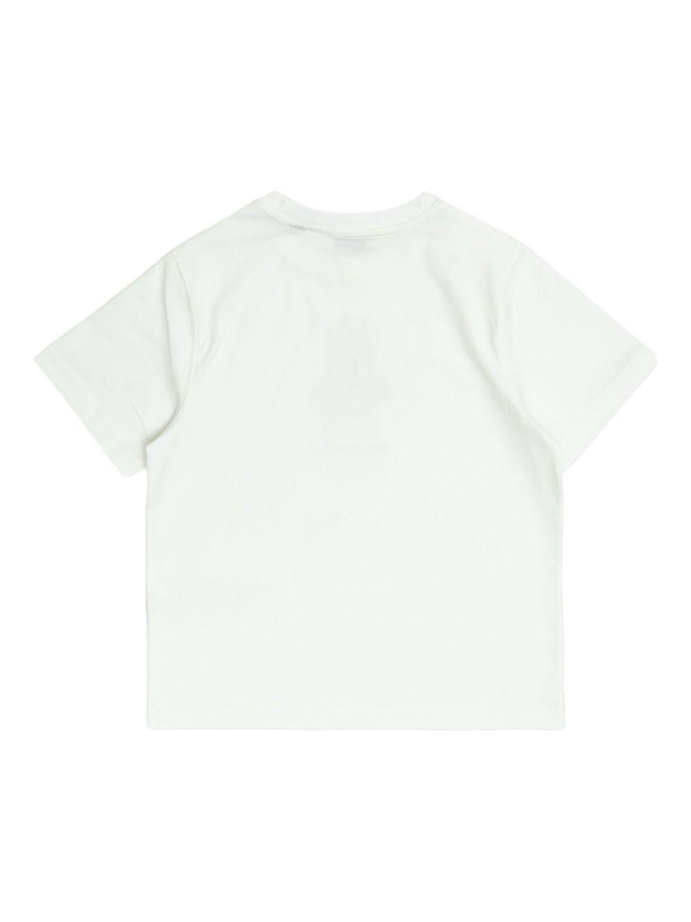 T-shirt bianca per bambino 8117538 A1464 Burberry Kids 