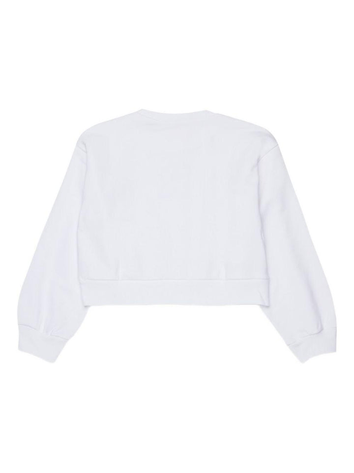 Felpa bianca per bambina M01193M00V0 0M100 Marni Kids 