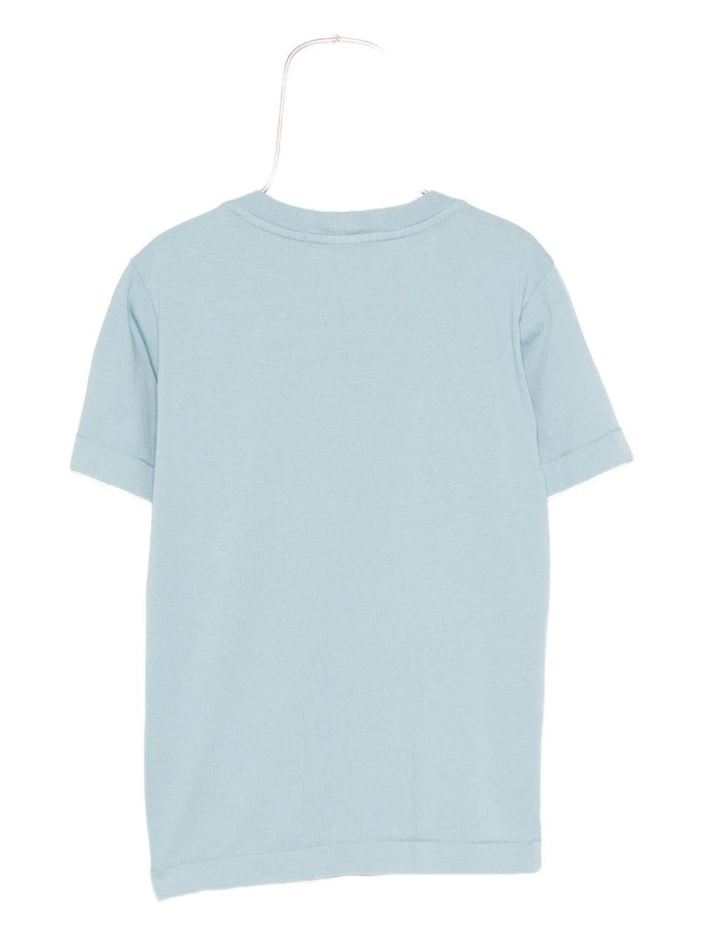 T-shirt azzurro per bambino 62100002S0047 V004A Stone Island Kids 
