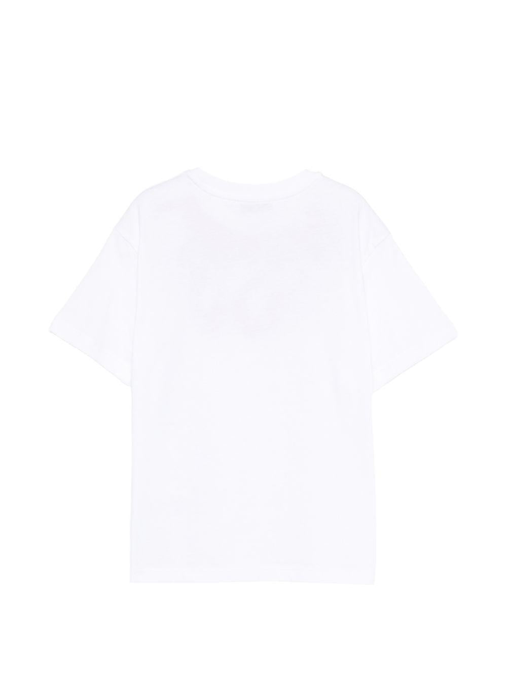 T-shirt bianca per bambino S6MSJUTH222 001/06 Msgm Kids 