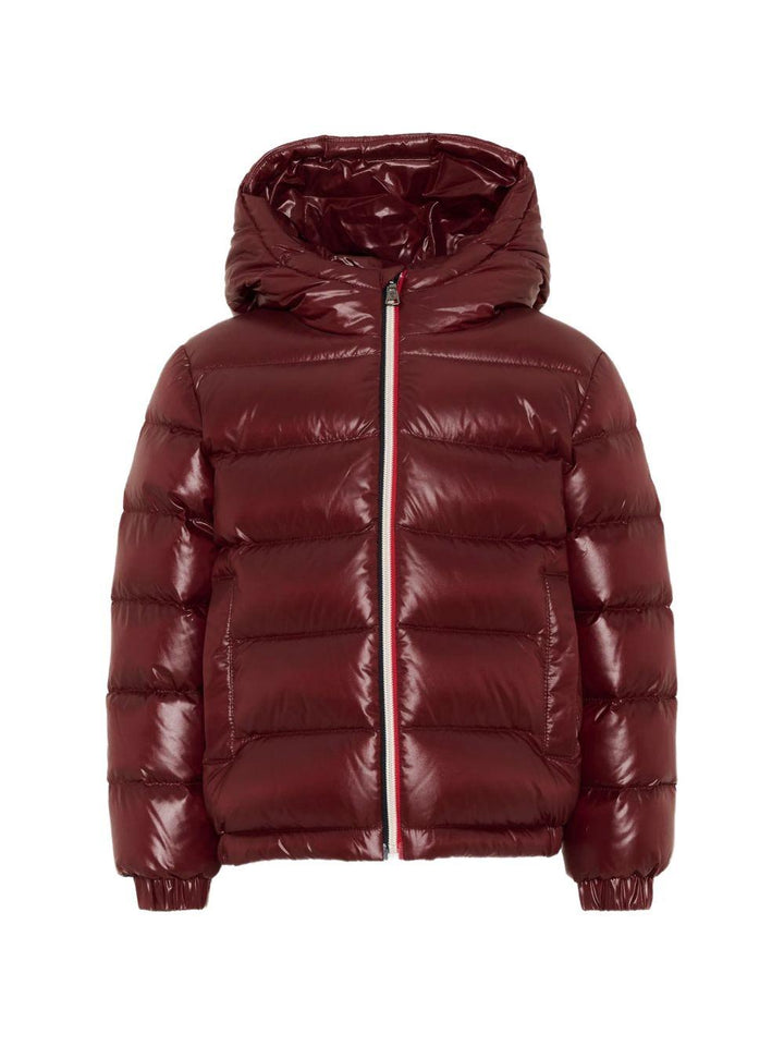 Giubbotto rosso scuro per bambino 9541A00035597Z8 464 Moncler Kids 