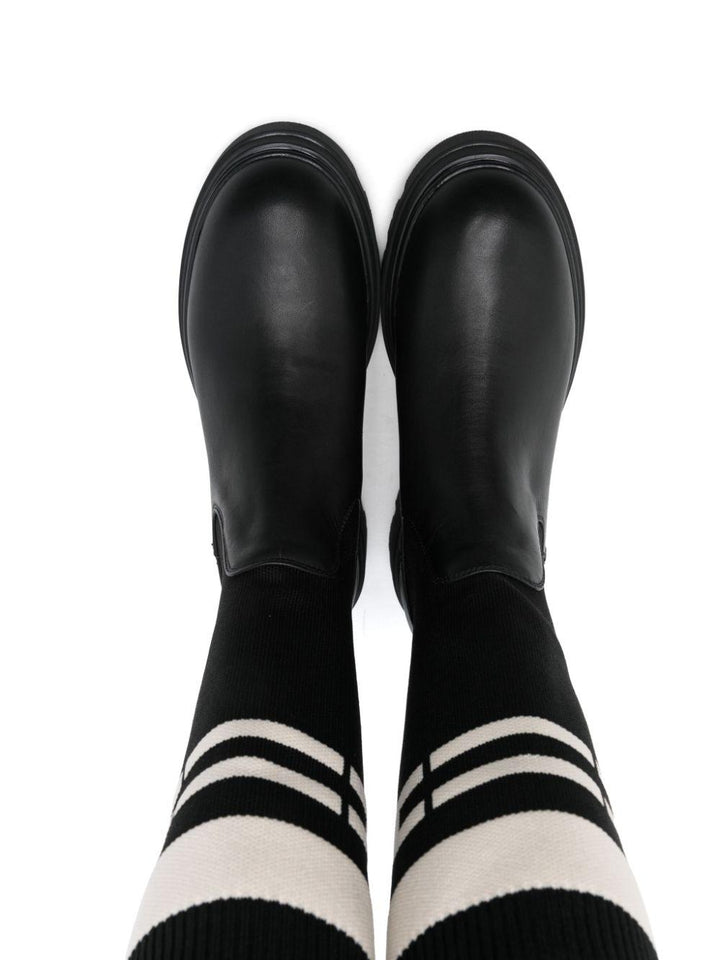 Black boots for girls