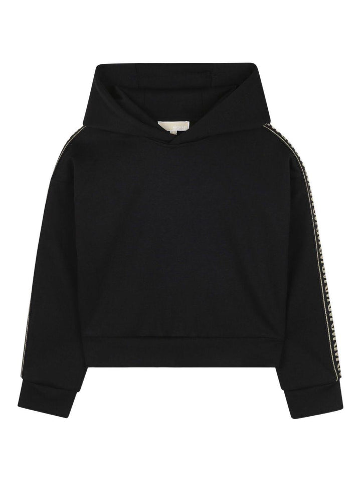 Felpa nera per bambino R30478 09B Michael Kors Kids 