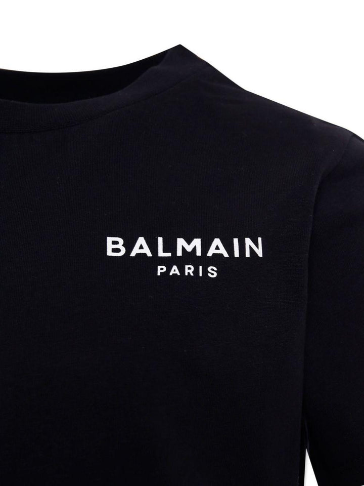 T-shirt nera per bambino