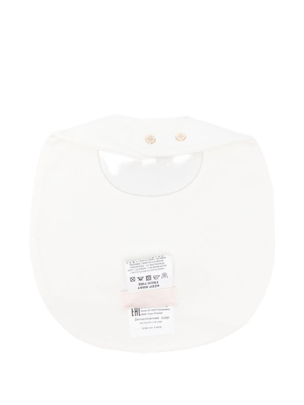 Bavetta bianca per neonata BNBA0130JF031 0242 Miss Blumarine 