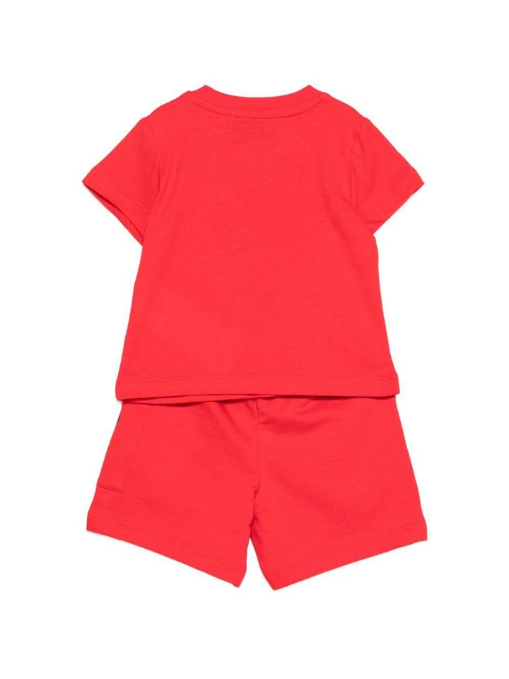 Completo rosso per neonato MUG01ULCA19 50109 Moschino Kids 