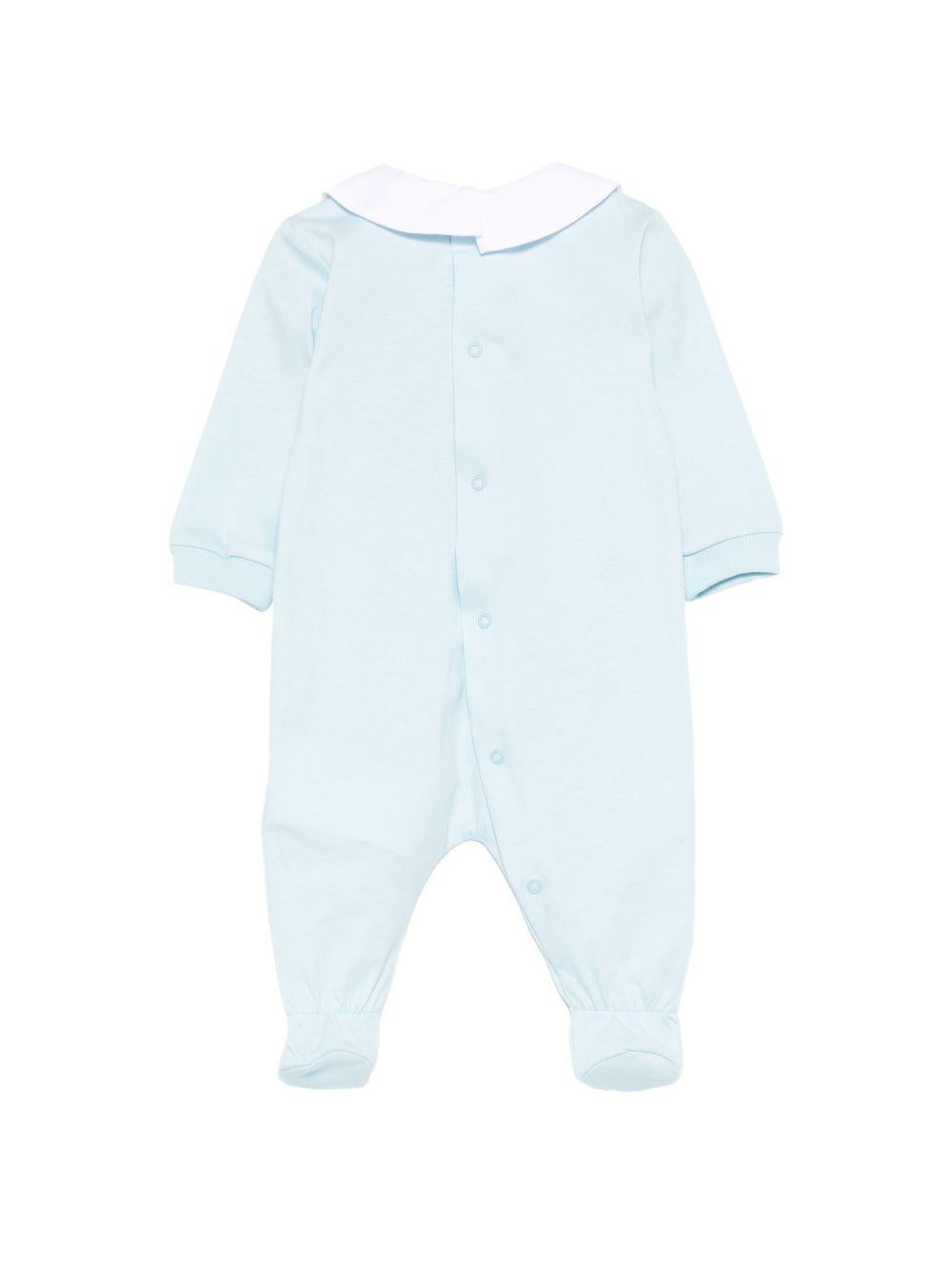 Tutina azzurra per neonato MUT04QLAA02 40304 Moschino Kids 